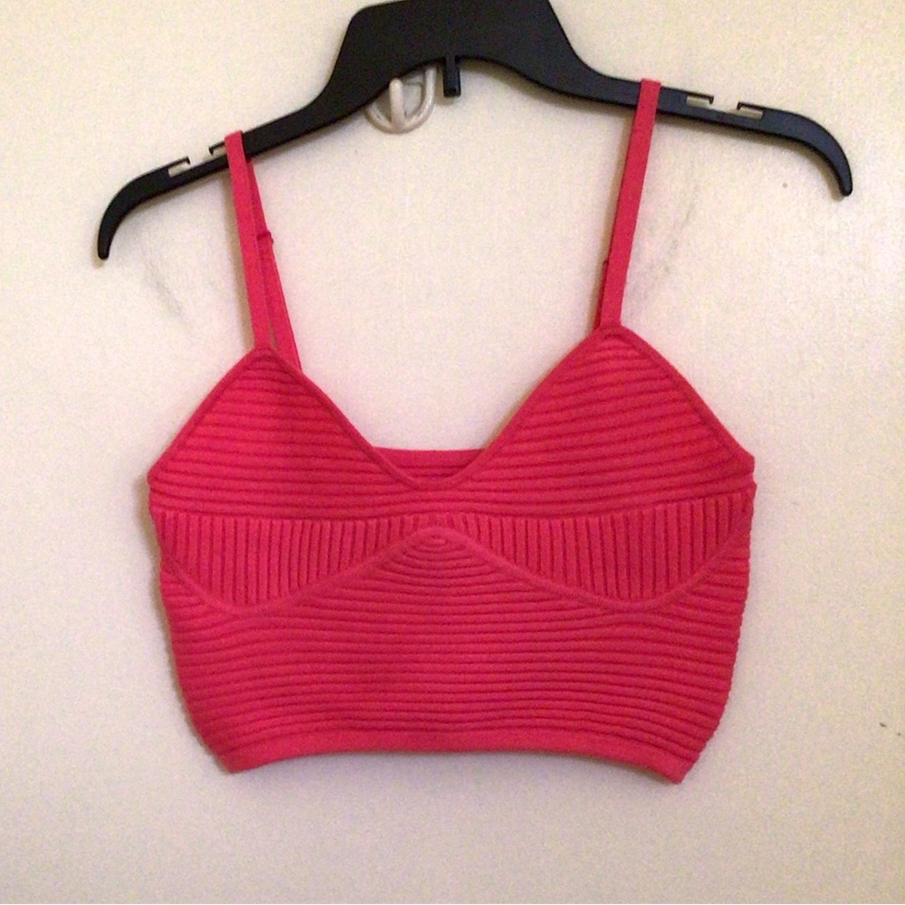 Aerie Textured Crop Cami Bustier